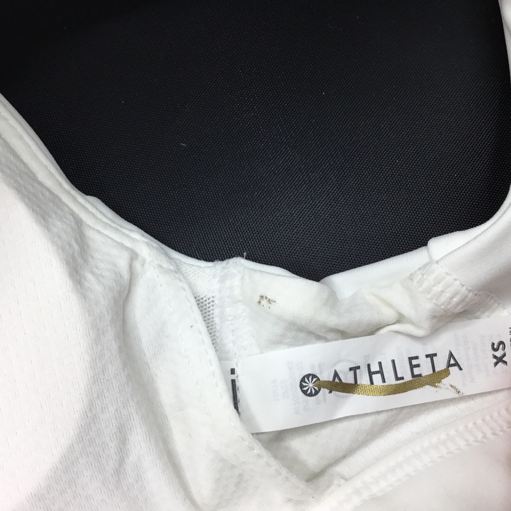 NWT Athleta Ultimate Sports Bra SuperSonic white - Picture 8 of 12